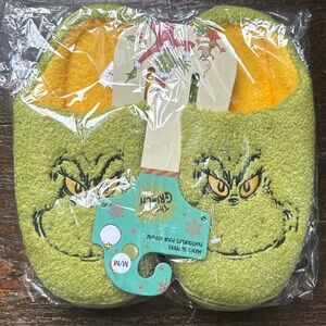 The Grinch Mens Slippers NWT